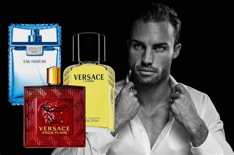 man wearing versace|latest Versace perfume for men.